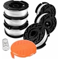 Pikkukuva 1 / 5: Trimmerilanka Black and Decker -ruohonleikkureille, 6 trimmerilankaa, 1 lankapidike ja 1 jousi