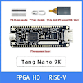 Miniatyrbild 4 av 5: CASA För Tang Nano 9K FPGA Gaoyun GW1NR-9 RISC-V RV -Kompatibelt Utvecklingskort+1.14 Tums SPI-Skärm+2