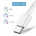 Miniatyrbillede 3 af 5: 2025 Seneste Model Billader til iPhone 16 15 Pro USB A til USB C Kabel til Carplay Kabel, Oplader Opladningsledning Type C til iPhone 15