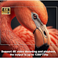Miniatyrbild 2 av 5: Projektor 4K Android 11 Dual Wifi6 200 Bt5.0 1080p 1280*720p (ca)
