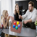 Pikkukuva 3 / 5: Korealainen perinteinen Gonggi-peli – Jack Stone -leikkisetti, inspiroitunut Squid Game 2:sta (5 kpl + pohja)