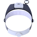 Miniatyrbild 3 av 4: Huvudbandslupp för urmakare, handsfree lupp med ljus, hjälmlupp med LED-ljus, för urmakare, juvelerare, läsning.ca