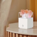 Miniatyrbillede 4 af 5: Julesaltlampe USB LED Bordlampe Lavalamp Til Natbordslampe