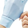 Miniatyrbillede 4 af 5: Anti-UV Solbeskyttelse Ice Silk Handsker Kørehandsker til kvinder.CA pink Ice Silk