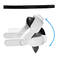 Miniatyrbillede 5 af 5: CASA VR Hovedstropper Justerbare Headset Stropper Premium Erstatning Gaming VR Tilbehør til 3 VR Headset