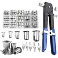 150 st Nitmutter Tång Dorn Kit M3/M4/M5/M6/M8 Mutter Nit Dorner Reparationsverktyg Mutter Nit Tång Set med Tång