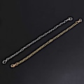 Miniatyrbillede 3 af 5: CASA 12 stk. kædeforlænger, 6 størrelser rustfrit stål armbåndsforlænger halskædeforlænger til DIY smykker