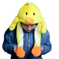 Pikkukuva 5 / 5: Pehmeä ja lämmin kaninhattu LED-valoilla, hyppivä hattu Blue Rabbit Hat without Light