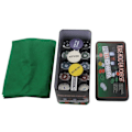 Miniatyrbild 4 av 4: Texas Hold'em pokerset i metallåda
