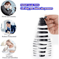 Miniatyrbilde 2 av 3: Fidget Slug, 3D Sensorisk Slug Fidget Leke, Morsom Krypende Slug Fidget Leke,_ca Black and white 14CM