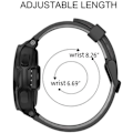 Miniatyrbillede 4 af 5: INF Garmin Forerunner 220/230/235/620/630/735XT armbånd silikone Sort