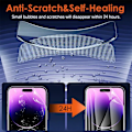 Miniatyrbilde 4 av 5: 5 stk skjermbeskyttelse i hydrogele for iPhone 15 14 11 12 13 Pro Max 7 8 14 Plus skjermbeskyttelse for iPhone 13 12 Mini X XR XS MAX For iPhone 13 P For iPhone 13 Pro Hydrogel Film
