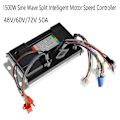 Miniatyrbillede 2 af 4: CASA 48V/60V/72V 50A Elektrisk Cykel Controller 1500W Sinusbølge Split Intelligent Motor Hastighedscontroller