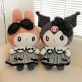 Miniatyrbild 3 av 5: Stor Kuromi Melody Cinnamoroll Plyschleksaker Kudde Anime Fylld Docka Anime Soffkudde Flickrum Dekoration JulklappXJ250314.Ca