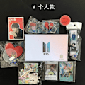 Miniatyrbild 2 av 5: BTS Bulletproof Cad Aid Presentpåse Dynamite Vykortet Lanyard Card Tape Star Presentbox Suit JIN