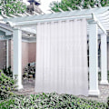 Miniatyrbilde 4 av 5: 2 stk. utendørsgardiner for uteplass, avtakbare for enkel vanntett transparent gardin for veranda, hage, lysthus