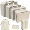 Resväskeorganisatör - Packningskuber och väskor 7 st Beige