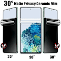 Pikkukuva 2 / 5: 3 kpl Anti-Spy Hydrogel-kalvoa Samsung S23 S21 S22 S24 Ultra S10 Plus S20 Fe:lle - Tietosuojakuori Kuiva Asennus Samsung S23:lle For Samsung S23 3Pcs