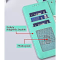 Miniatyrbillede 3 af 5: Kompatibelt iPhone 11 Pro Max Cover - Læderetui med Træ og Rådyr Design - Grøn
