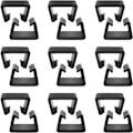 Miniatyrbillede 1 af 5: Galaxy 12 stk Møbelklemme Havemøbler Fastgørelsesklemme Fletværk Have Plastmøbel Clip Connector