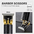 Miniatyrbilde 4 av 5: Ny USB-hårklipper Frisør Profesjonell Elektrisk Hårtrimmer Barbermaskin Trimmer Skjegg 0 mm Hårklipp