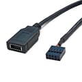 Miniatyrbilde 5 av 5: USB 9PIN til Type-C Frontpanelkabel USB 9PIN til TYPE-E KEY-A Adapterkabel USB Frontpaneladapter