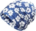 Dam Sommar Tunn Mössa Hatt Blommig Lätt Slouchy Mössa, Blå