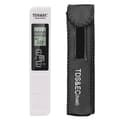 PH-mätare 4 i 1 Pooltermometer Vattentestare Digital PH-mätare med ATC-funktion PH-värde T Tempe Vit Vit