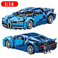 Pikkukuva 1 / 5: Bluce Urheiluauto MOC rakennuspalikkasarja 1 14 mittakaavan urheiluautomalli rakennuspalikkalelu W241005.Ca