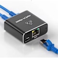 Miniatyrbild 1 av 5: 1000 Mbps Ethernet Splitter 1 till 2 Portar Höghastighets Dual Port RJ45 (ungefär)