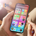 Pikkukuva 3 / 5: Temperoitu lasi iPhone 16:lle, 9H kovuus, heijastamaton, täysliima, läpinäkyvä