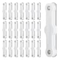 [CA] Magneter för flugnät, 22-pack självhäftande magnetremsor, permanenta magneter för flugnät