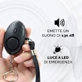 Miniatyrbillede 3 af 4: DPZO 3 STK Personlig alarm 130 dB høj personlig sikkerhedsalarm med LED lommelygte nødsikkerhedsalarm -DPZO.ca