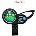 Miniatyrbillede 2 af 5: CASA LIVIAE 36V-48V 350W Motor Børsteløs Controller LCD Display Panel Tommelfinger Gas Elektriske Cykler S