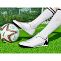 Miniatyrbilde 2 av 4: Fotballsko for menn og kvinner, innendørs og utendørs fotballsko for store gutter AG/FG White-1 38 White-1 38