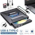 7-i-1 Extern USB 3.0 DVD CD RW-brännare Läsenhet Spelare för Laptop PC