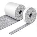 Miniatyrbillede 1 af 5: Filtmøbelglider Selvklæbende Grå Filttape Tyk 4mm 2 Ruller Filtstrimler-Xin