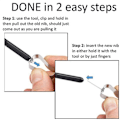 Miniatyrbild 3 av 5: 2-pack Stylus S Pen Spetsar/spetsar Ersättningskompatibla med Samsung Galaxy Tab S8/ S7/ S6/ S6 Lite/ Note10/ Note 20 Replacement Touc