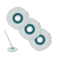 Pikkukuva 4 / 5: CASA Moppipään vaihto Clean Twist Disc Mop Systemes -järjestelmään, mikrokuitu, sopii kaikille lattiatyypeille
