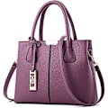Miniatyrbillede 1 af 5: Dame Messenger Taske Håndtaske Læder Crossbody Punge Håndtasker Purple