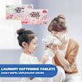 Miniatyrbild 2 av 5: Sköljmedelstorkdukar kompatibla med torktumlare Minskar statisk elektricitet Lastin Pink 1 förpackning