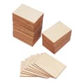 Träskivor 60 st 7,6x5,1 cm Rektangulära DIY Hantverkstillbehör