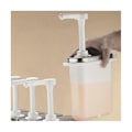 Miniatyrbillede 2 af 5: CASA 1L Sauce Dispenser Pumpe Rustfrit Stål Krydderipumpe Station Krydderipumpe Dispenser Håndtryk