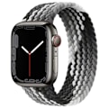 Miniatyrbillede 2 af 5: Holdbart og elastisk Apple Watch-armbånd 38mm/40mm/41mm Sort/Rød