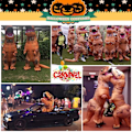 Miniatyrbild 3 av 5: Uppblåsbar dinosauriedräkt för vuxna - Uppblåsbar dinosauriedräkt för vuxna SQBB