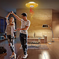 Pikkukuva 4 / 4: 36W LED-kattovalaisin Bluetooth-kaiuttimella, älykäs kaukosäätimellä ja sovelluksella