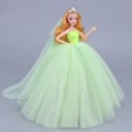 Miniatyrbilde 2 av 5: 5-delt Barbie Dukke Fargerike Kjoler Stor Bryllupskjole Fluffy Kjole