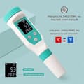 7-i-1 Digital Vattentestare för Pool: pH, Klor, ORP, EC, TDS, Salt, Temperatur