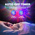 Miniatyrbild 4 av 5: Astronaut Galaxy Projektor, Nattlampa för Barn, med Timer och Fjärrkontroll, Presenter till Födelsedagar – Modell med Sladd Plug in model