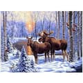 Miniatyrbillede 1 af 5: [DA] Diamantmaleri 30x40cm - Elge Vinter Sne A Multicolor Multicolor multifarve